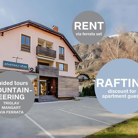 Apartments Skok With Rafting And Free Parking Bovec Luaran gambar